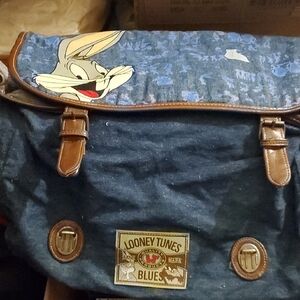 Warner Bros. Looney Tunes Blue and Brown Backpack